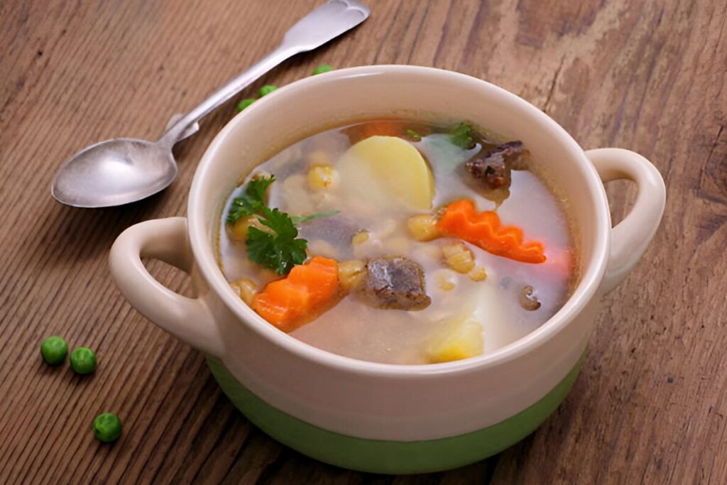 Lamb shank soup